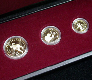 2004奧運中華棒球代表隊紀念金銀幣