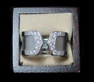 Cartier Double C 卡地亞雙C 鑽石戒指